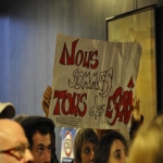 Rassemblement de soutien devant le Pôle Emploi le 24 février 2011 photo n°15 