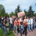 Manifestation contre l'expulsion d'un lycen le 24 avril 2007 photo n3 