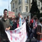 Manifestation contre l'expulsion d'un lycen le 24 avril 2007 photo n6 