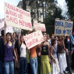 Manifestation contre l'expulsion d'un lycen le 24 avril 2007 photo n8 