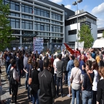 Rassemblement contre la fermeture du centre d'hébergement d'urgence de la Charité le 24 avril 2018 photo n°14 