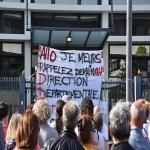 Rassemblement contre la fermeture du centre d'hébergement d'urgence de la Charité le 24 avril 2018 photo n°16 