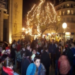 Manifestation de nuit contre les violences faites aux femmes le 25 novembre 2004 photo n°6 