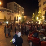 Manifestation de nuit contre les violences faites aux femmes le 25 novembre 2004 photo n°8 