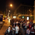 Manifestation de nuit contre les violences faites aux femmes le 25 novembre 2004 photo n°19 
