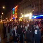 Manifestation de nuit contre les violences faites aux femmes le 25 novembre 2004 photo n°20 