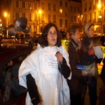 Manifestation de nuit contre les violences faites aux femmes le 25 novembre 2004 photo n°34 