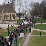 Manifestation contre les réformes universitaires le 26 février 2009 photo n°8 