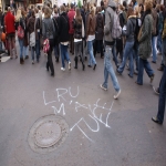 Manifestation contre les réformes universitaires le 26 février 2009 photo n°16 