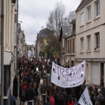 Manifestation contre les réformes universitaires le 26 février 2009 photo n°54 