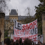 Manifestation contre les réformes universitaires le 26 février 2009 photo n°58 