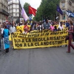 manif pour la régularisation des sans-papiers à Paris le 26 août 2006 photo n°12 