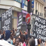 manif pour la régularisation des sans-papiers à Paris le 26 août 2006 photo n°50 