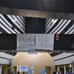 Manifestation au CHU contre la venue de Roselyne Bachelot le 27 septembre 2010 photo n2 