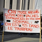 Manifestation contre les suppressions de postes dans l'Éducation nationale le 27 septembre 2011 photo n°1 