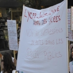 Manifestation contre les suppressions de postes dans l'Éducation nationale le 27 septembre 2011 photo n°5 