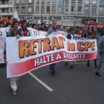 Manifestation contre le CPE le 28 mars 2006 photo n°7 