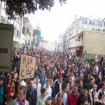 Manifestation contre le CPE le 28 mars 2006 photo n°18 