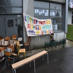 Occupation du bâtiment Vissol contre la sélection et la répression le 28 mars 2018 photo n°2 
