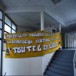 Occupation du bâtiment Vissol contre la sélection et la répression le 28 mars 2018 photo n°10 