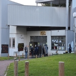 Évacuation du bâtiment Vissol de l'Université de Caen le 28 mars 2018 photo n°8 
