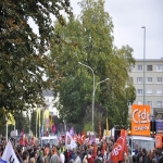 manifestation contre la réforme des retraites le 28 octobre 2010 photo n°45 