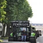 Manifestation des producteurs de lait  Caen le 29 juin 2010 photo n25 