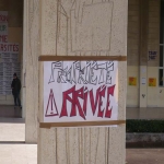 Action de sensibilisation sur le campus contre la LRU le 30 octobre 2007 photo n20 