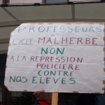 Manifestation des lycens de Malherbe contre la rpression policire le 30 novembre 2007 photo n3 