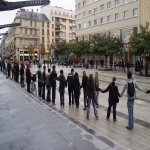 Manifestation des lycens de Malherbe contre la rpression policire le 30 novembre 2007 photo n6 