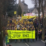 Manifestation anti-THT à Mortain le 31 janvier 2009 photo n°7 