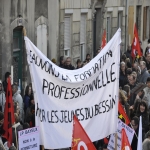 Manifestation contre les suppressions de postes dans l'Éducation nationale le 31 janvier 2012 photo n°4 
