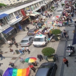 marche des fiertés lesbiennes, gaies, bi et trans le 31 mai 2008 photo n°2 