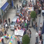marche des fiertés lesbiennes, gaies, bi et trans le 31 mai 2008 photo n°4 