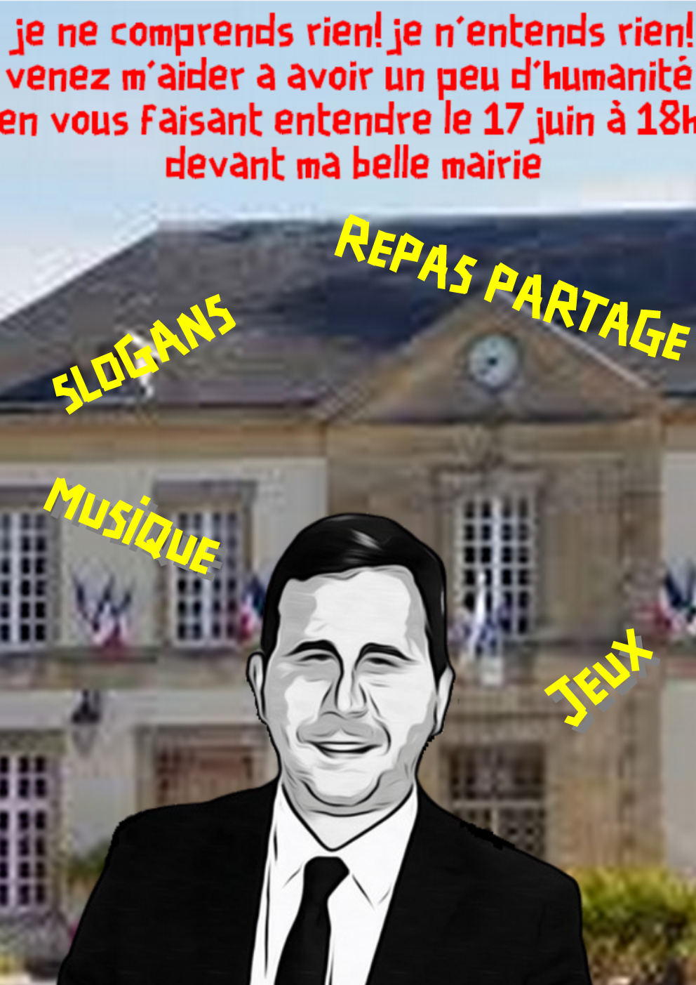 Appel 17 juin à Ouistreham contre la politique du maire Romain Bail. 18h00 place de la mairie. Soutien aux exilés